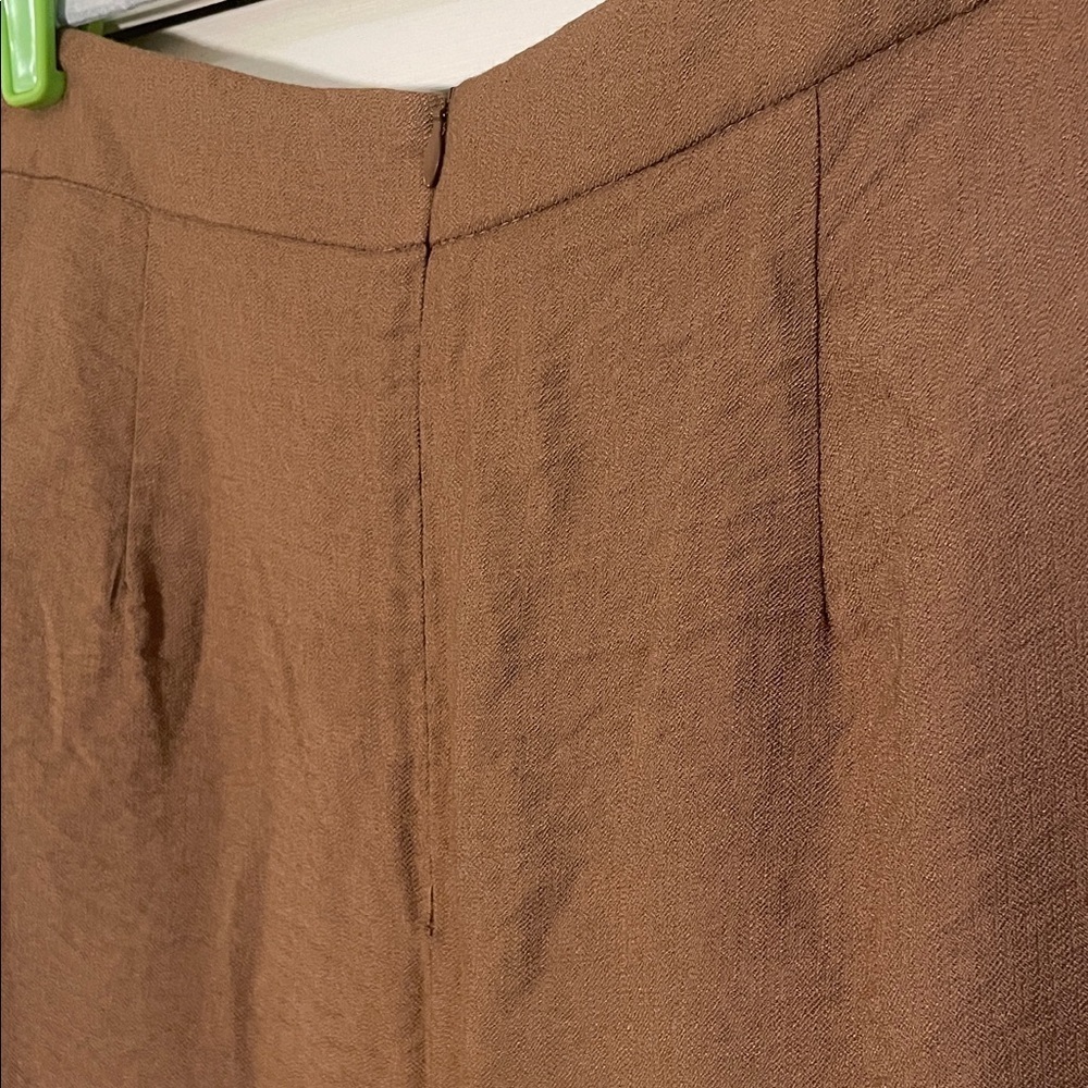Frank Lyman Design Mocha Textured Wide Legged Lig… - image 8